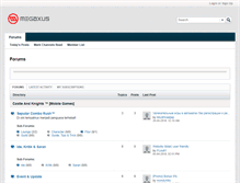 Tablet Screenshot of forum.megaxus.com